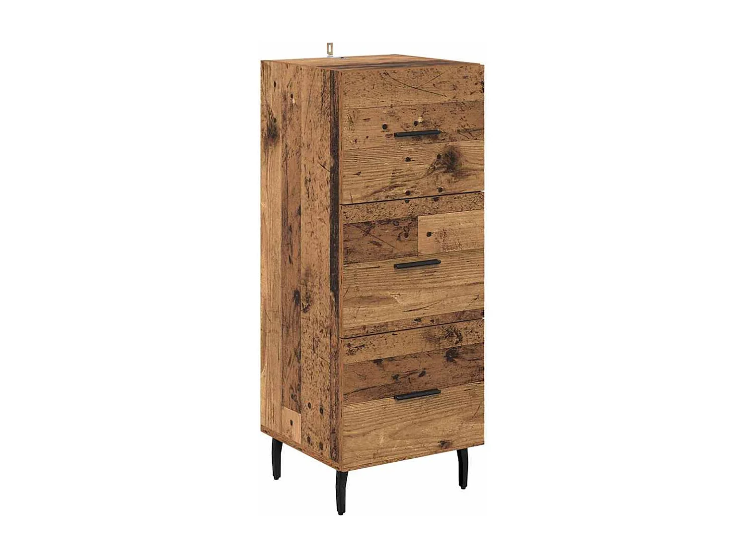 Buffet Bois ancien 34 x 34,5 x 90 cm Bois d'ingénierie