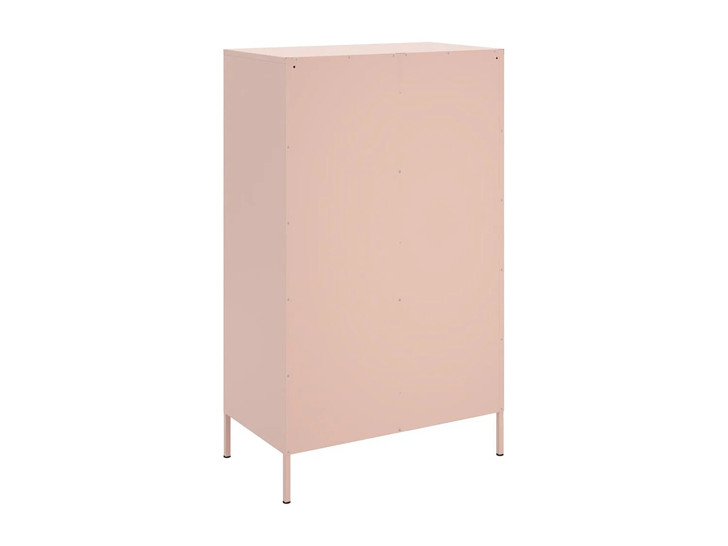 Buffet haut rose 68x39x113 cm acier