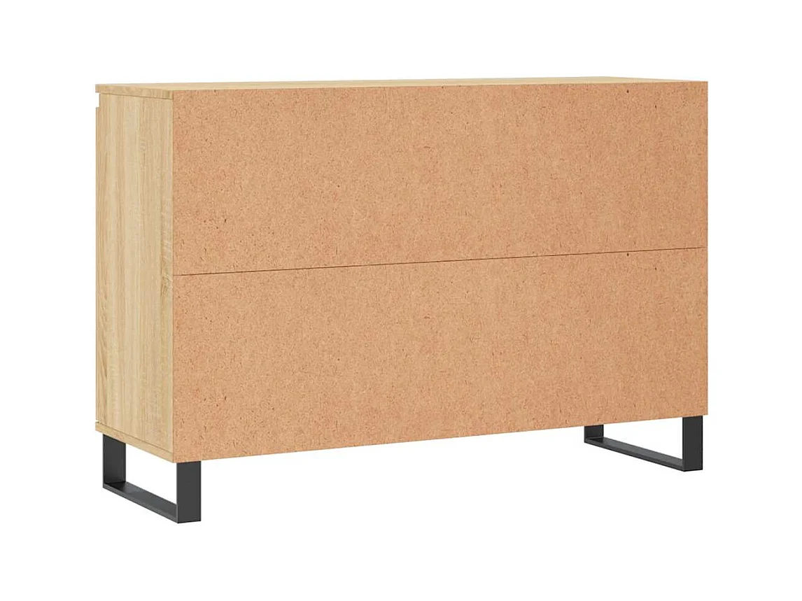 Buffet chêne sonoma 101,5x35x70 cm bois d'ingénierie