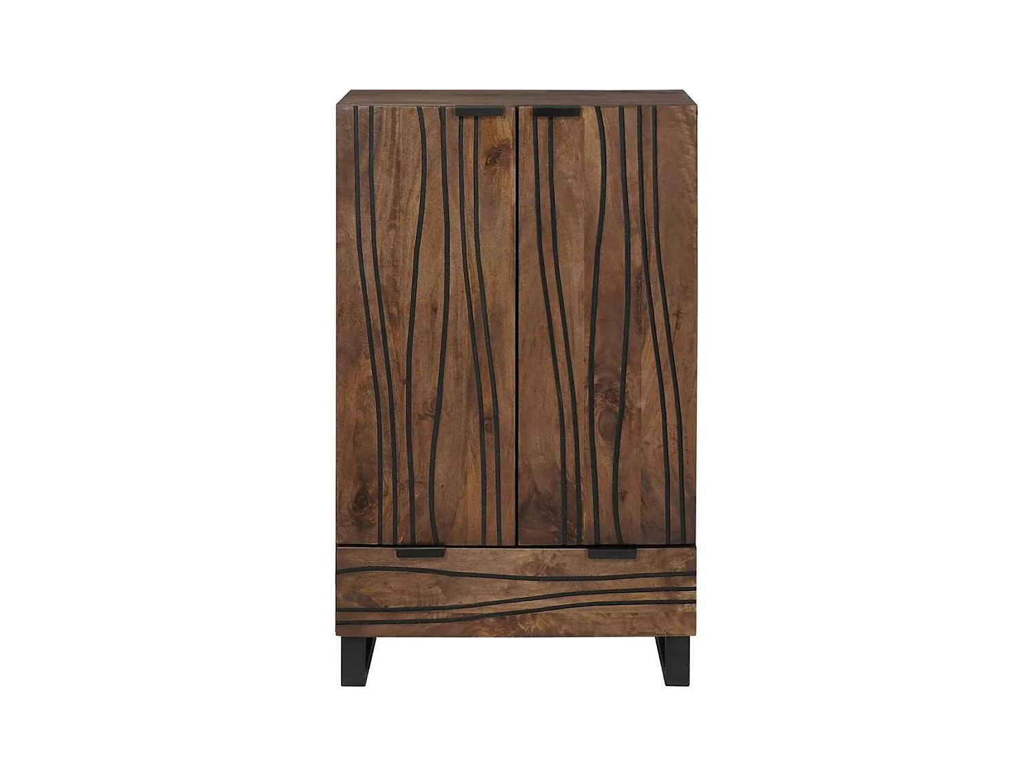 Buffet Marron 60 x 33 x 100 cm bois de manguier massif
