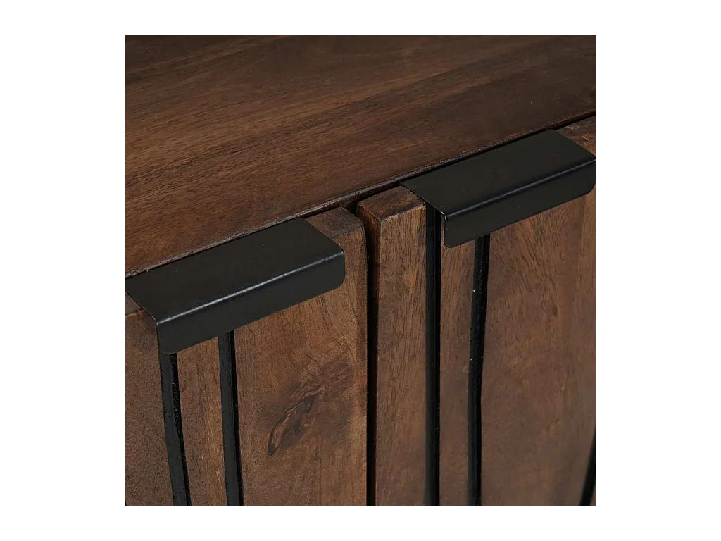 Buffet Marron 60 x 33 x 100 cm bois de manguier massif