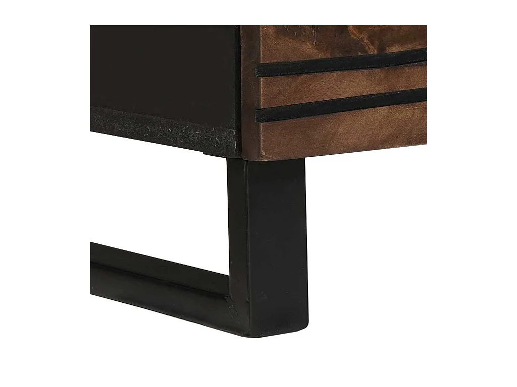 Buffet Marron 60 x 33 x 100 cm bois de manguier massif