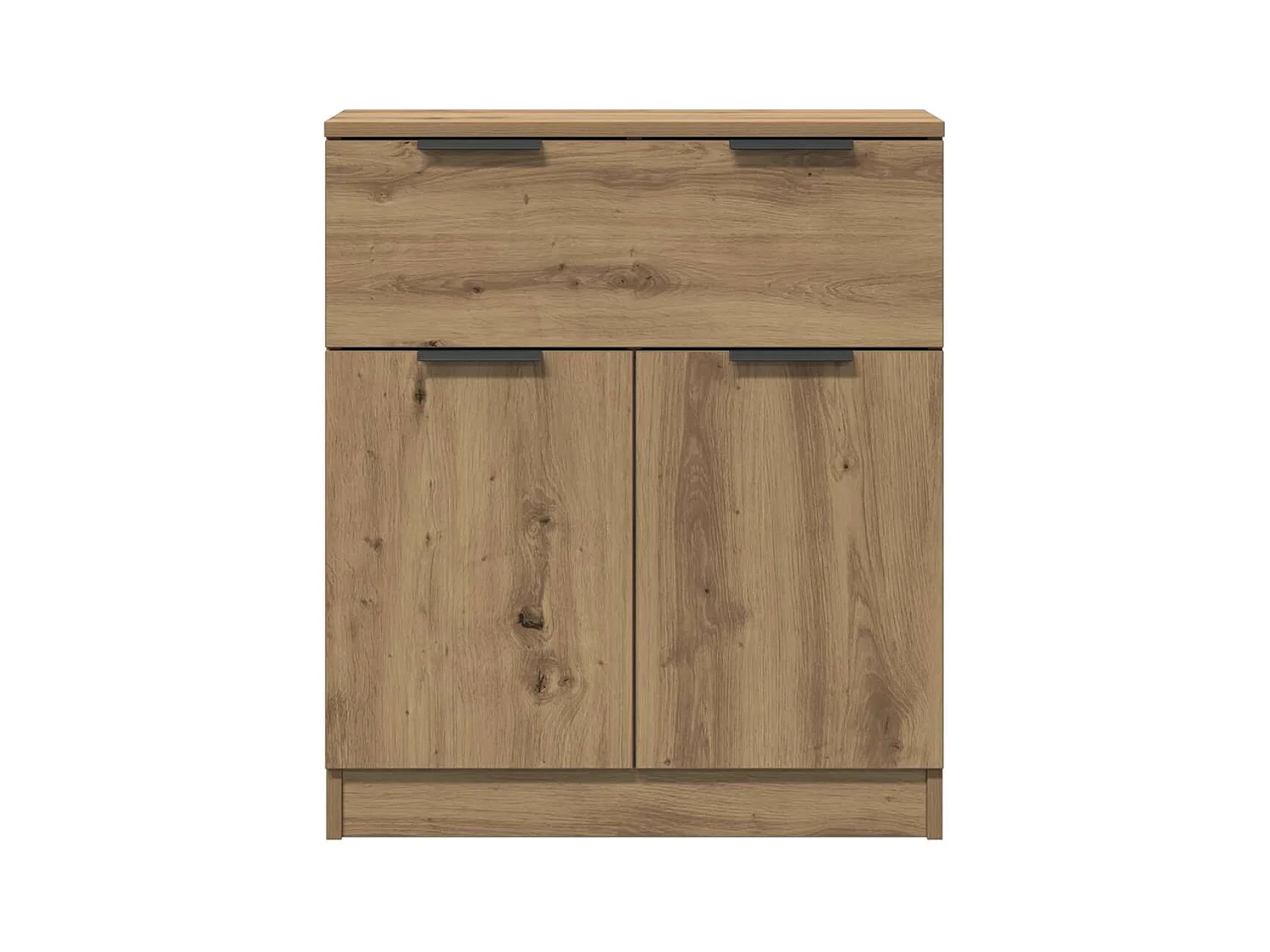 Buffet chêne artisanal 60x30x70 cm bois d'ingénierie