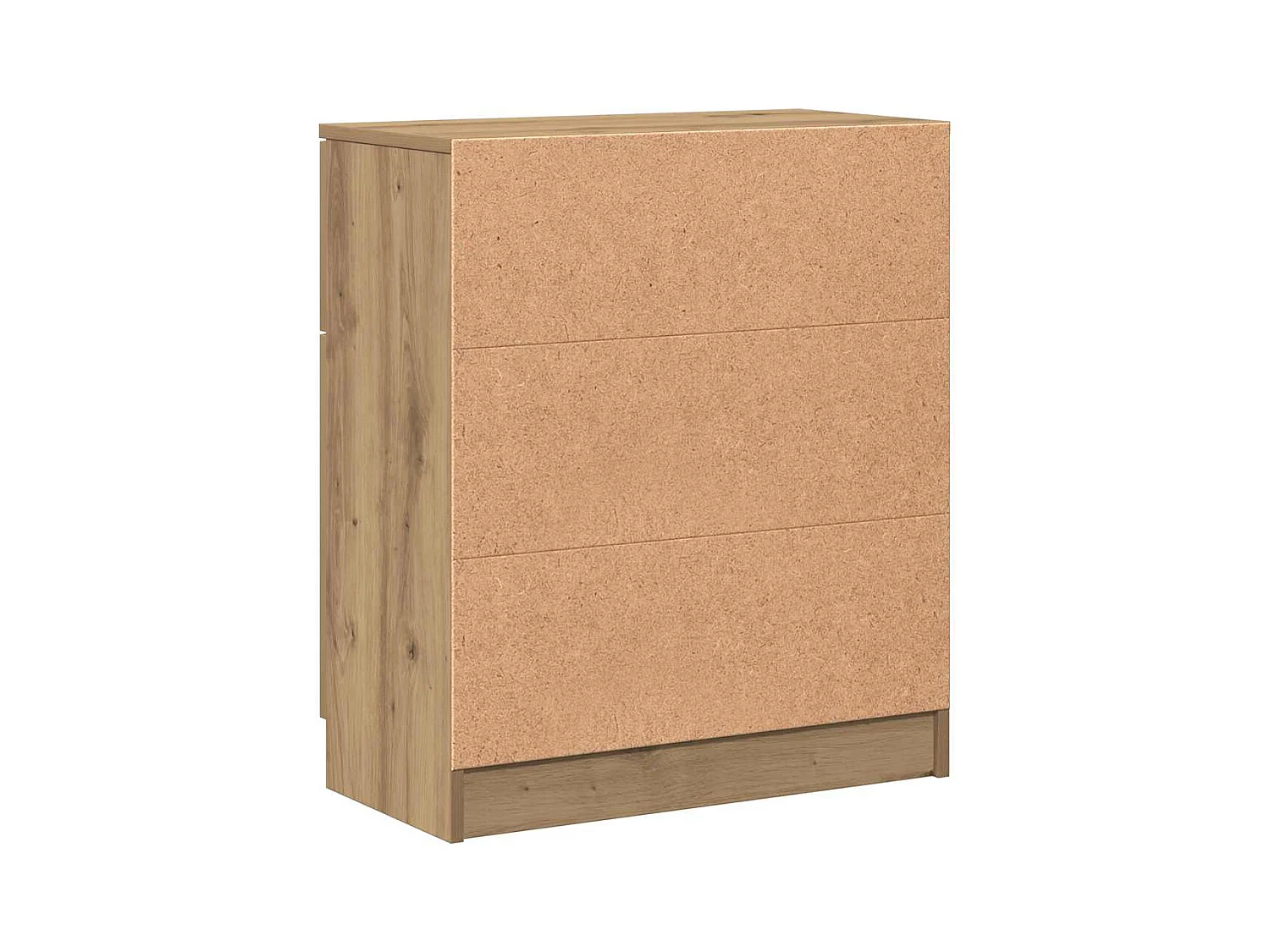 Buffet chêne artisanal 60x30x70 cm bois d'ingénierie