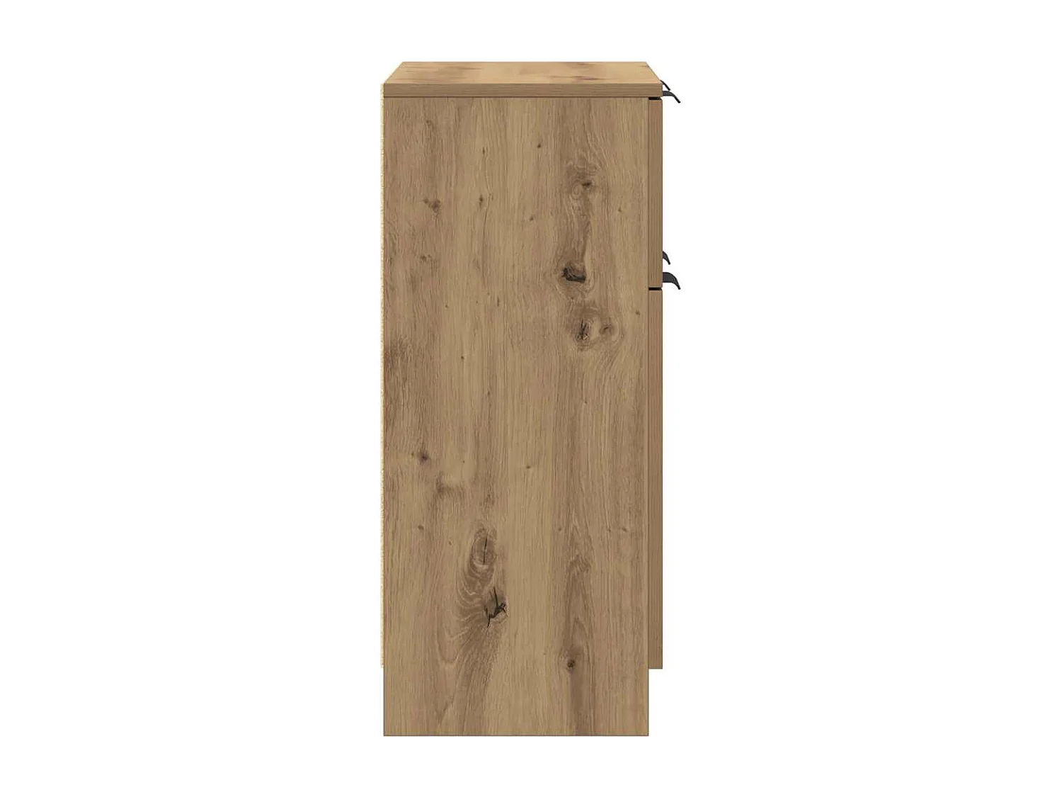 Buffet chêne artisanal 60x30x70 cm bois d'ingénierie