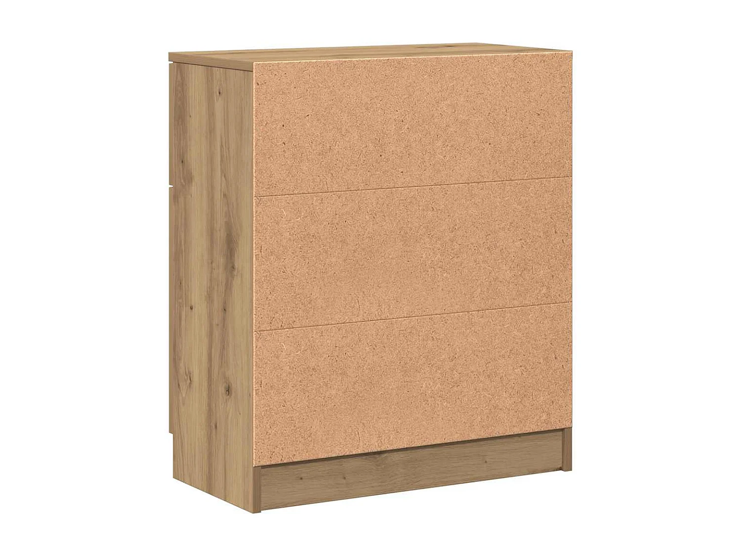 Buffet chêne artisanal 60x30x70 cm bois d'ingénierie