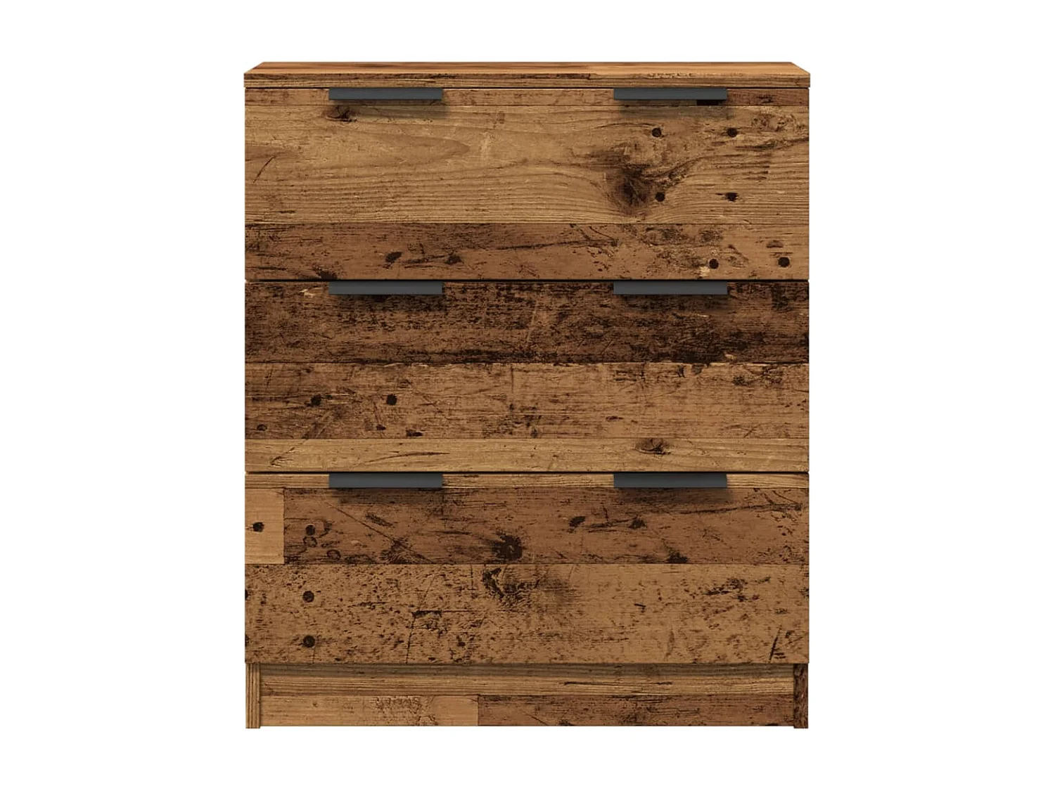 Aparador de madera de ingeniería envejecida 60x30x70 cm