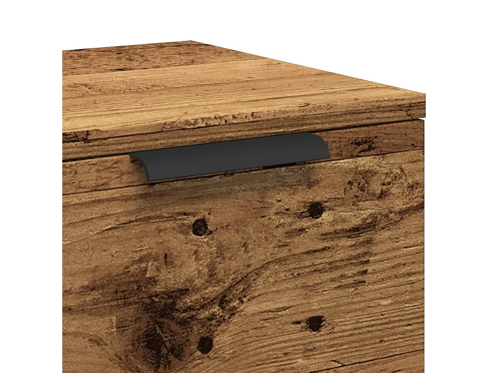 Aparador de madera de ingeniería envejecida 60x30x70 cm