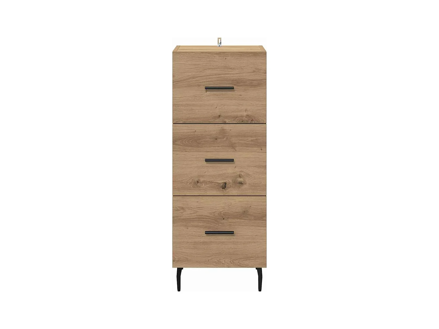 Buffet chêne artisanal 34 x 34,5 x 90 cm Bois d'ingénierie