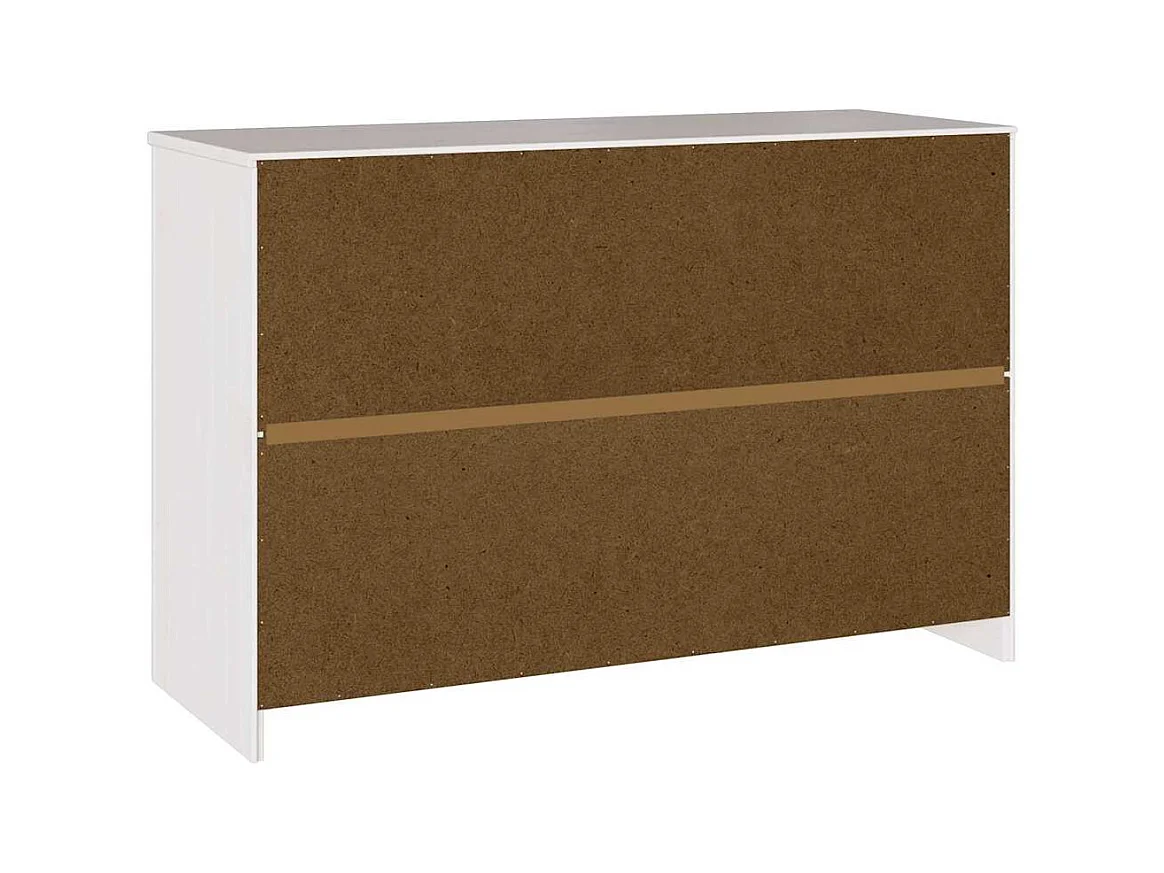 Buffet Drammen Blanc 114 x 43 x 75.5 cm Bois de pin massif