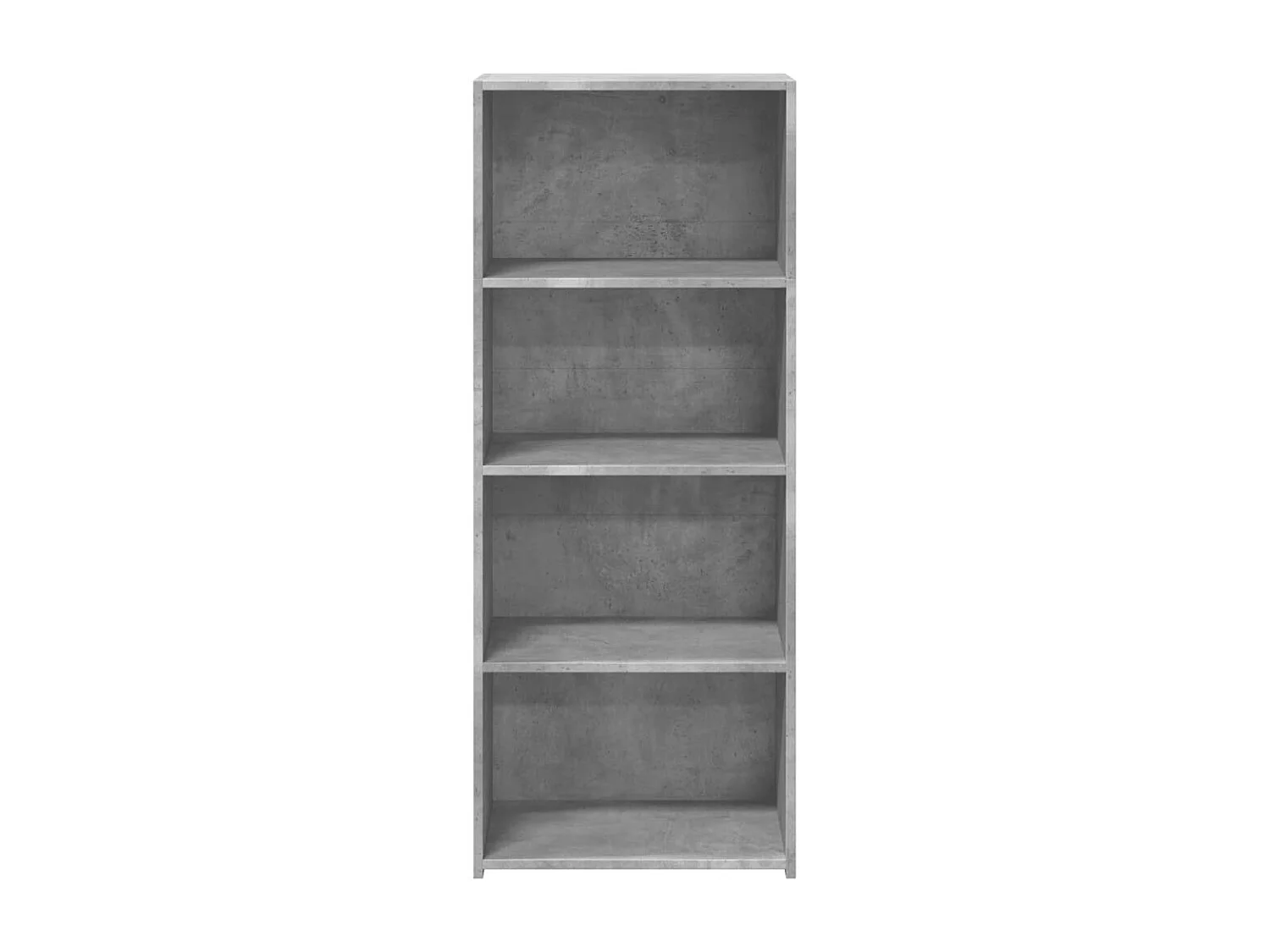 Buffet haut gris béton 50x41x124 cm bois d'ingénierie