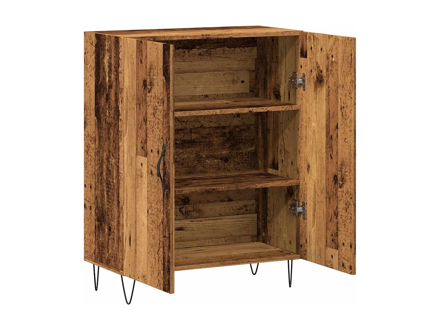 Aparador de madera de ingeniería envejecida 69,5x34x90 cm