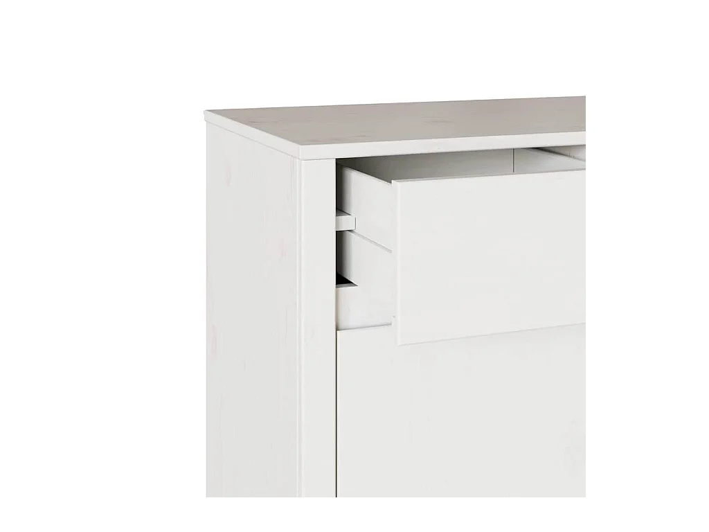 Buffet Drammen Blanc 79 x 43 x 75,5 cm Bois de pin massif