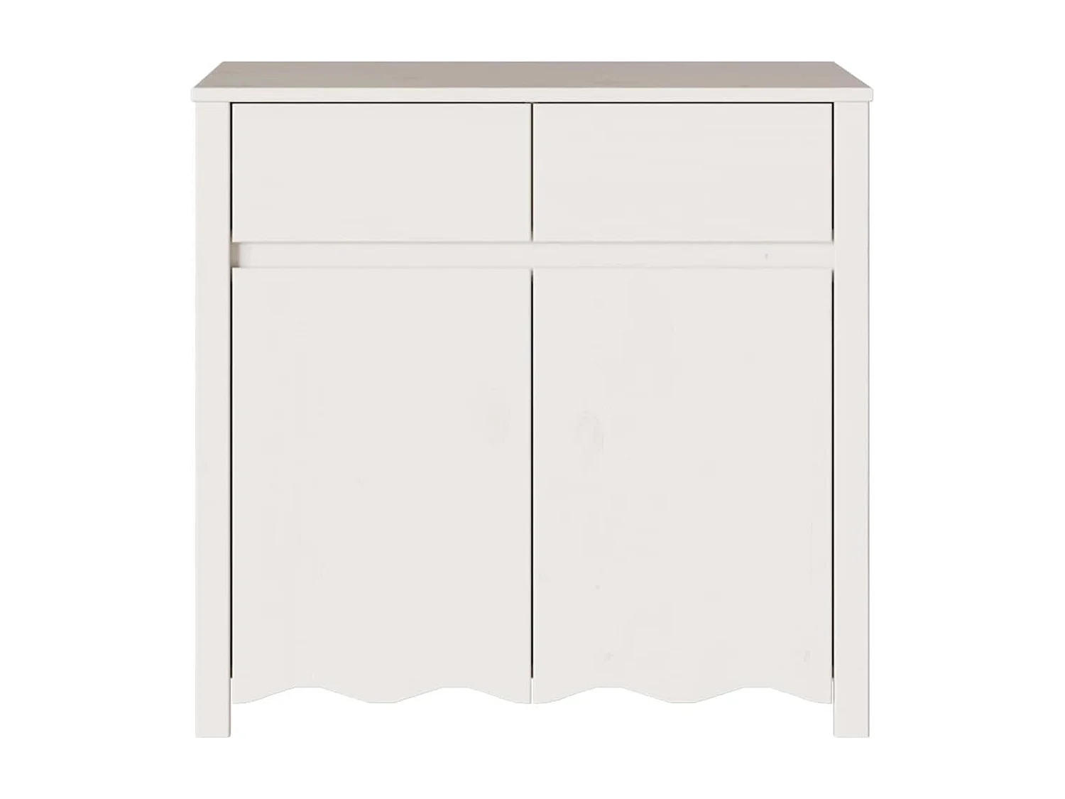 Buffet Drammen Blanc 79 x 43 x 75,5 cm Bois de pin massif