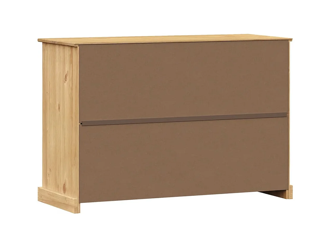 Buffet avec tiroirs VIGO 113x40x75 cm bois massif de pin