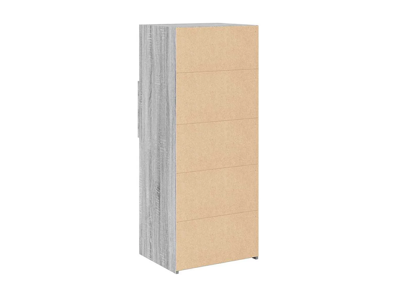 Buffet haut sonoma gris 50x42,5x124 cm bois d'ingénierie