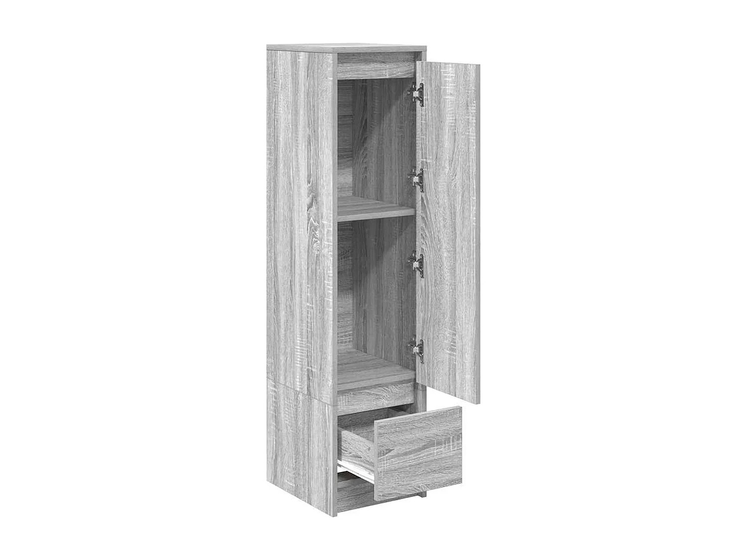 Buffet haut sonoma gris 29,5x34x119,5 cm bois d'ingénierie
