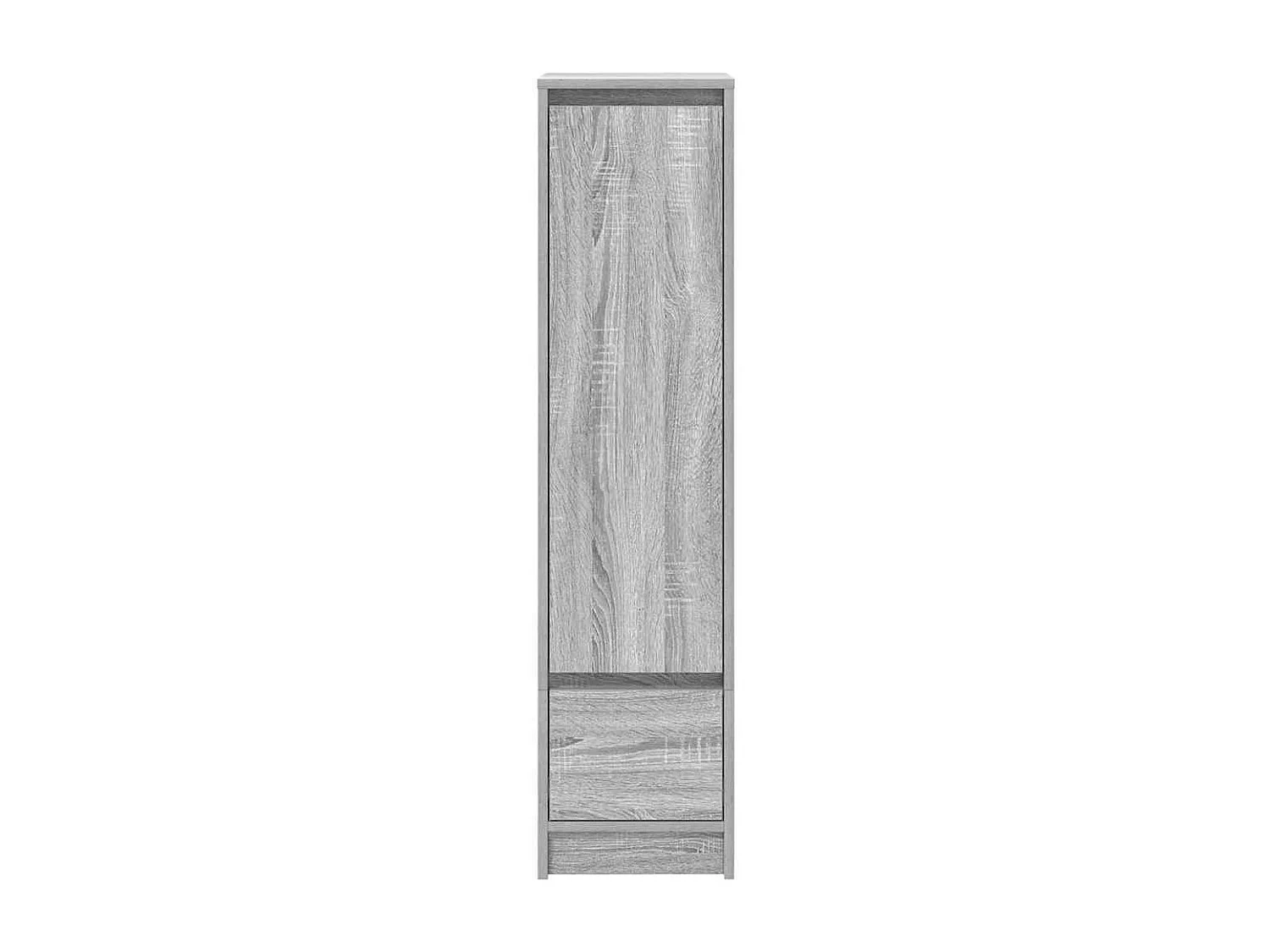 Buffet haut sonoma gris 29,5x34x119,5 cm bois d'ingénierie