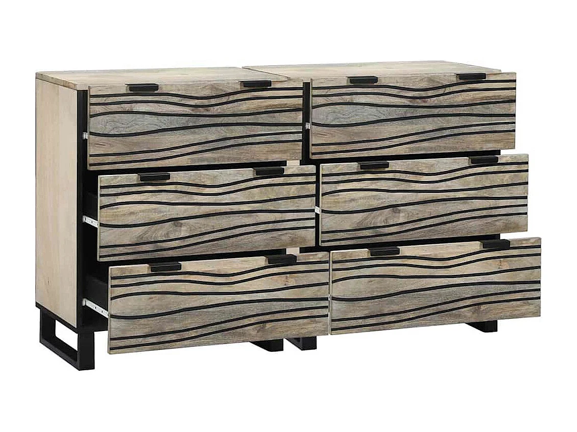 Tableros Lateral con cajón 2 piezas 60 x 33.5 x 75 cm