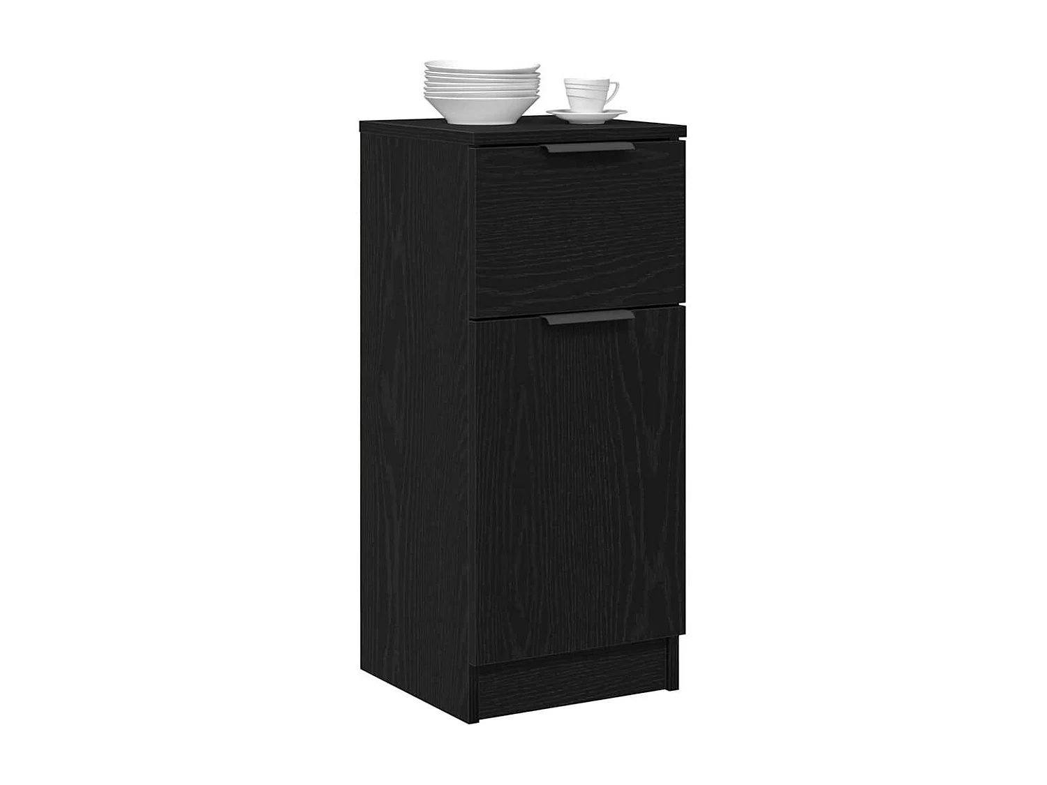 Buffet Chêne Noir Chêne noir 30 x 30 x 70 cm Bois d'ingénierie