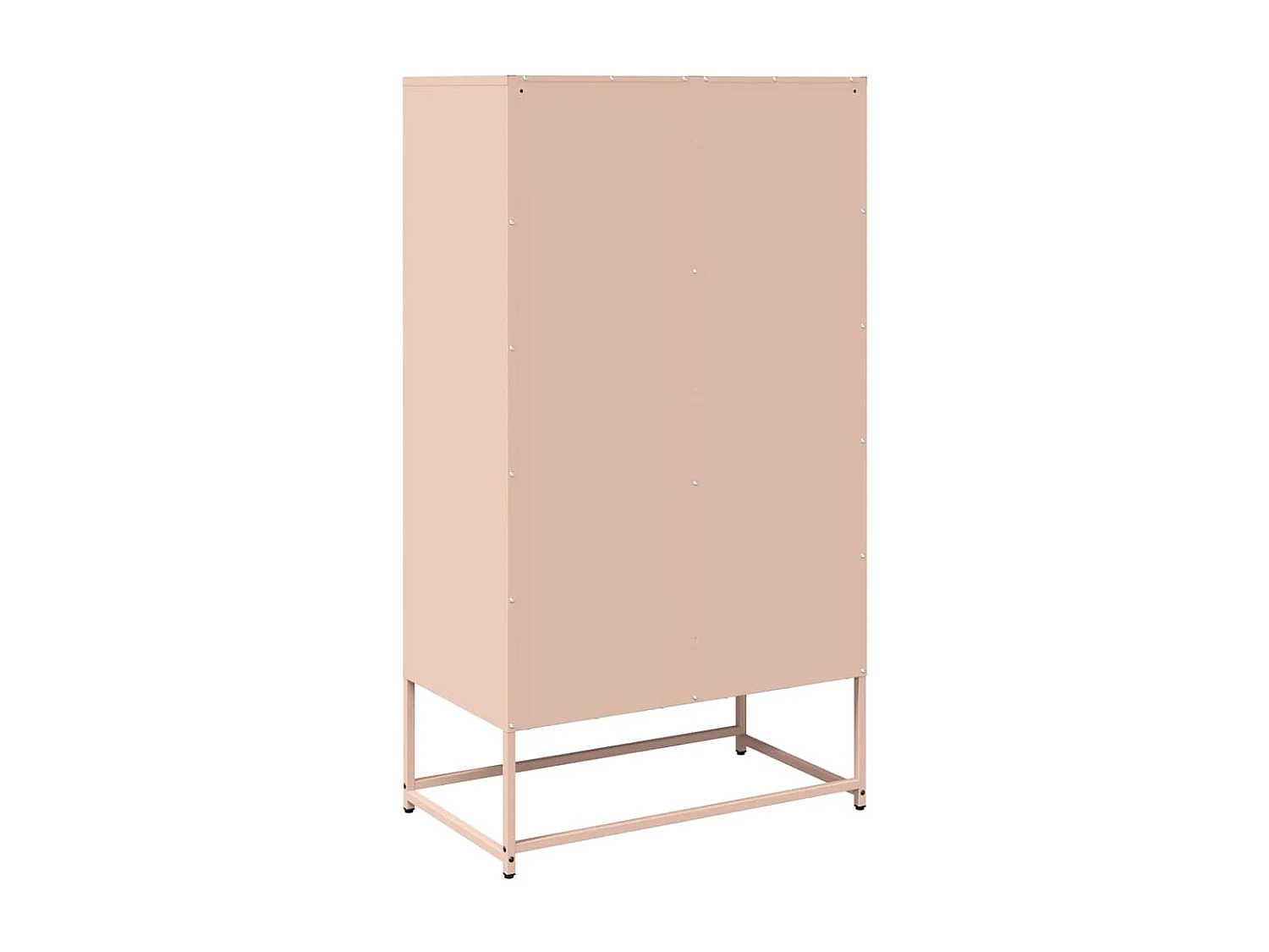 Buffet haut rose 68x39x123 cm acier