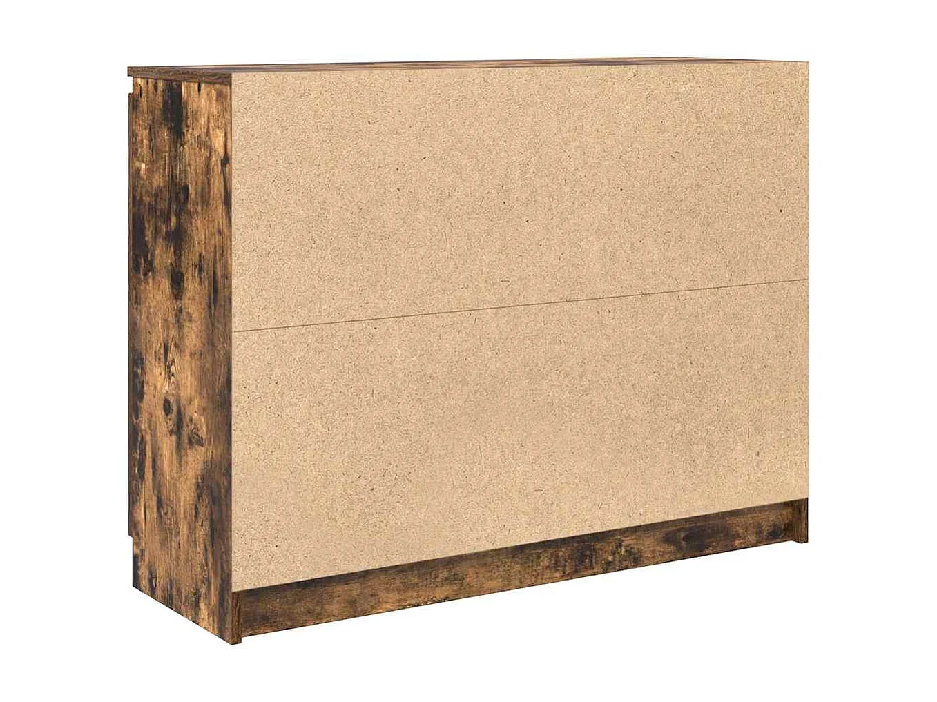 Aparador com gavetas derivados de madeira carvalho fumado