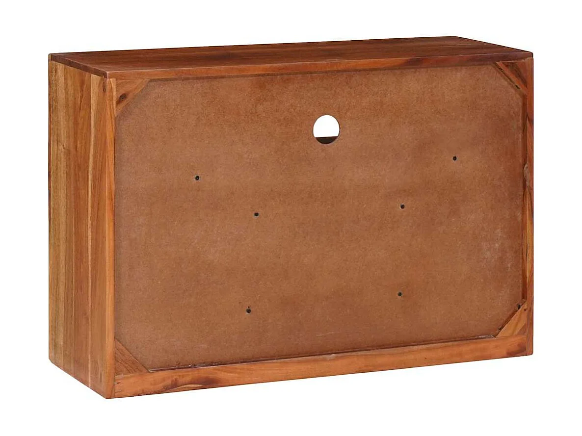 Buffet avec tiroir Marron 80 x 30 x 55 cm Bois d'acacia massif