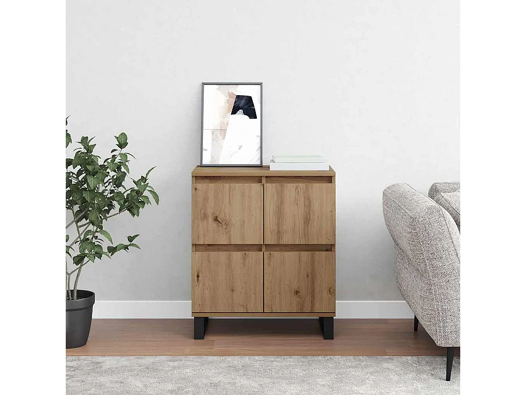 Buffet Marron 60 x 35 x 70 cm Bois d'ingénierie