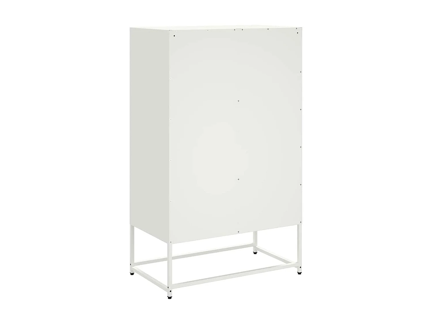 Buffet haut blanc 68x39x111,5 cm acier