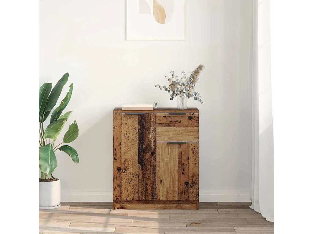 Buffet Bois ancien 60 x 30 x 70 cm Bois d'ingénierie