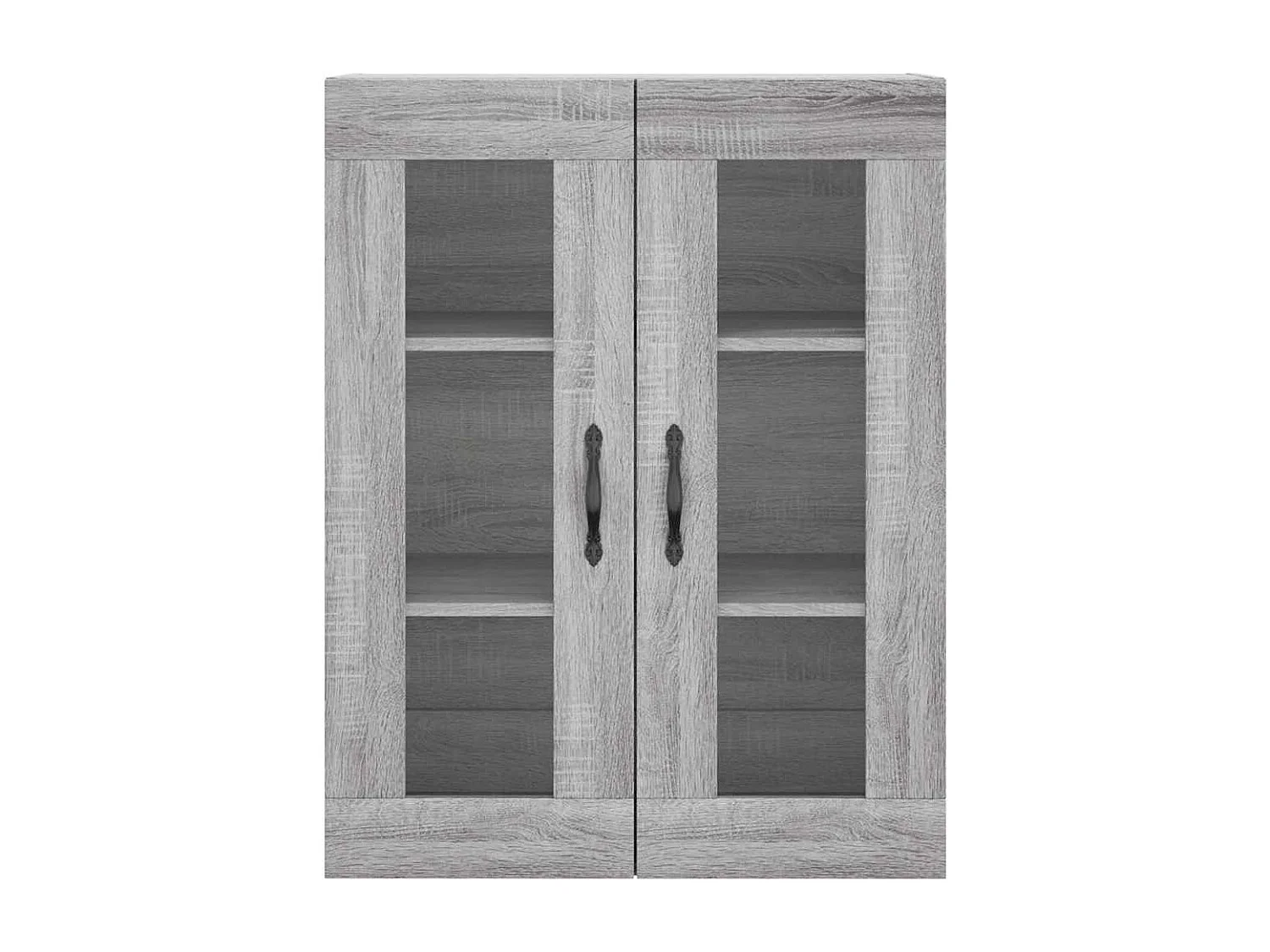 Buffet haut Sonoma gris 69,5x34x180 cm Bois d'ingénierie