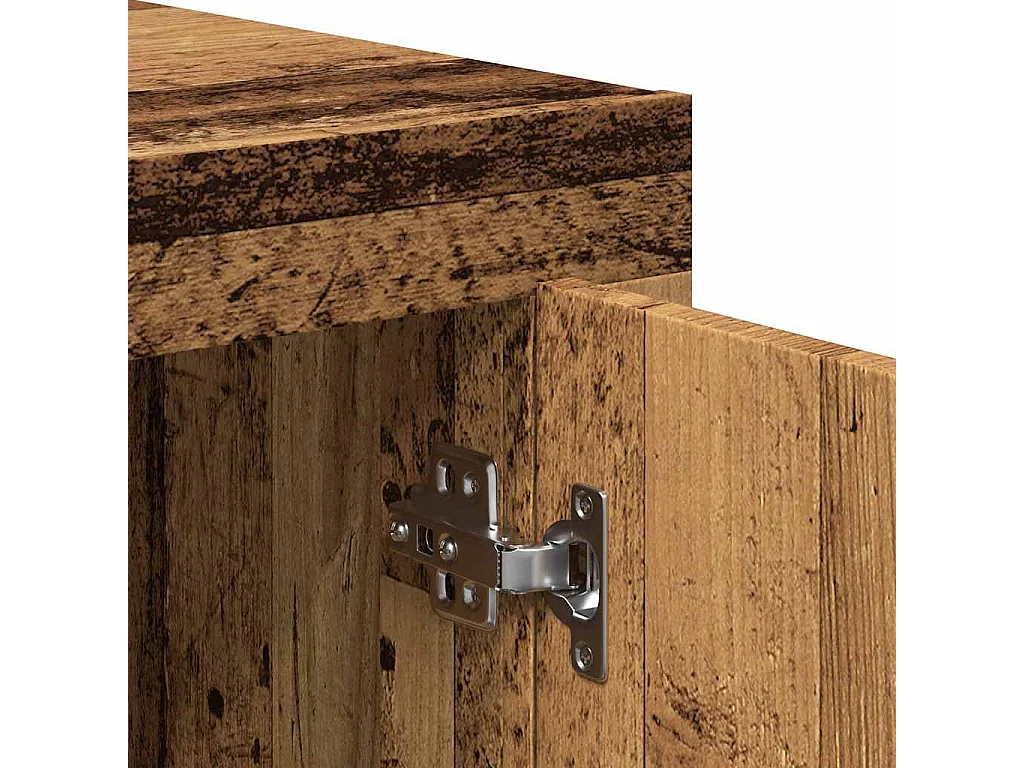 Buffet vieux bois 80x40x75 cm bois d'ingénierie