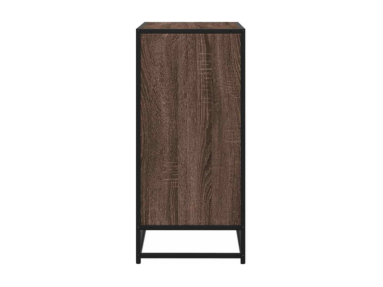 Buffet chêne marron 68x35x76 cm bois d'ingénierie