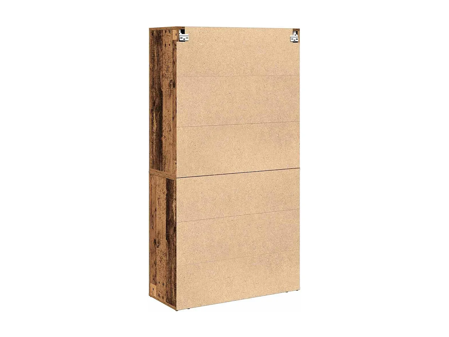 Hoge Kast met lade Oud hout 80 x 33 x 150 cm Bewerkt hout