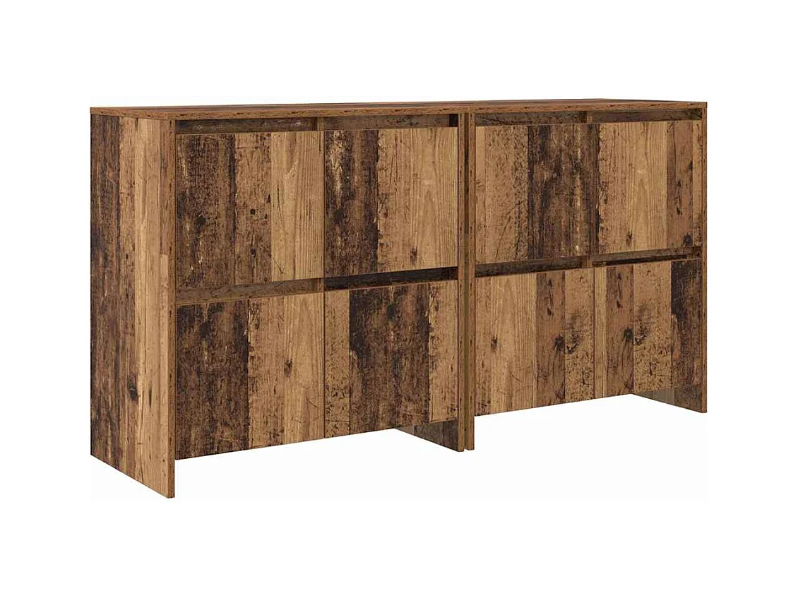 Buffets 2 pièces Bois ancien 70 x 41 x 75 cm Bois d'ingénierie