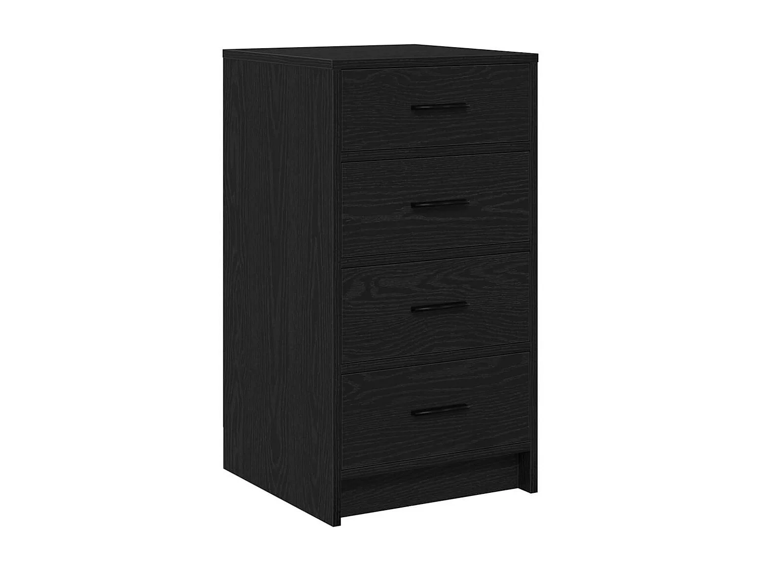 Buffet avec tiroir Chêne noir 40 x 41 x 75 cm Bois d'ingénierie