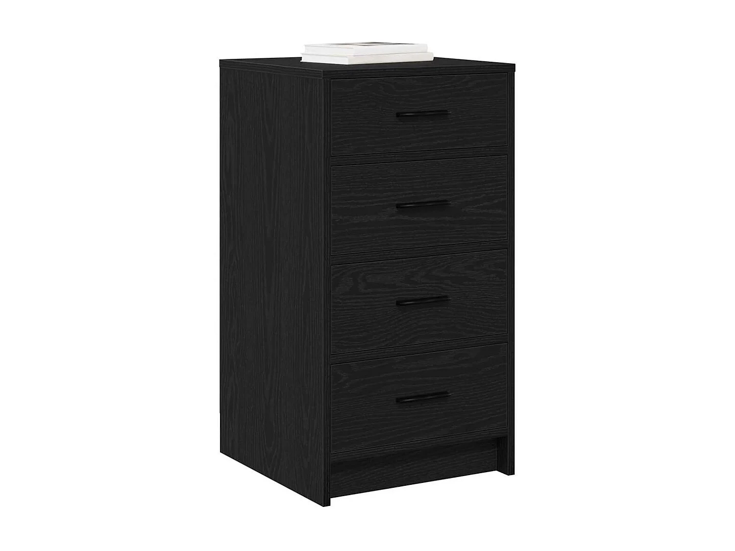 Buffet avec tiroir Chêne noir 40 x 41 x 75 cm Bois d'ingénierie