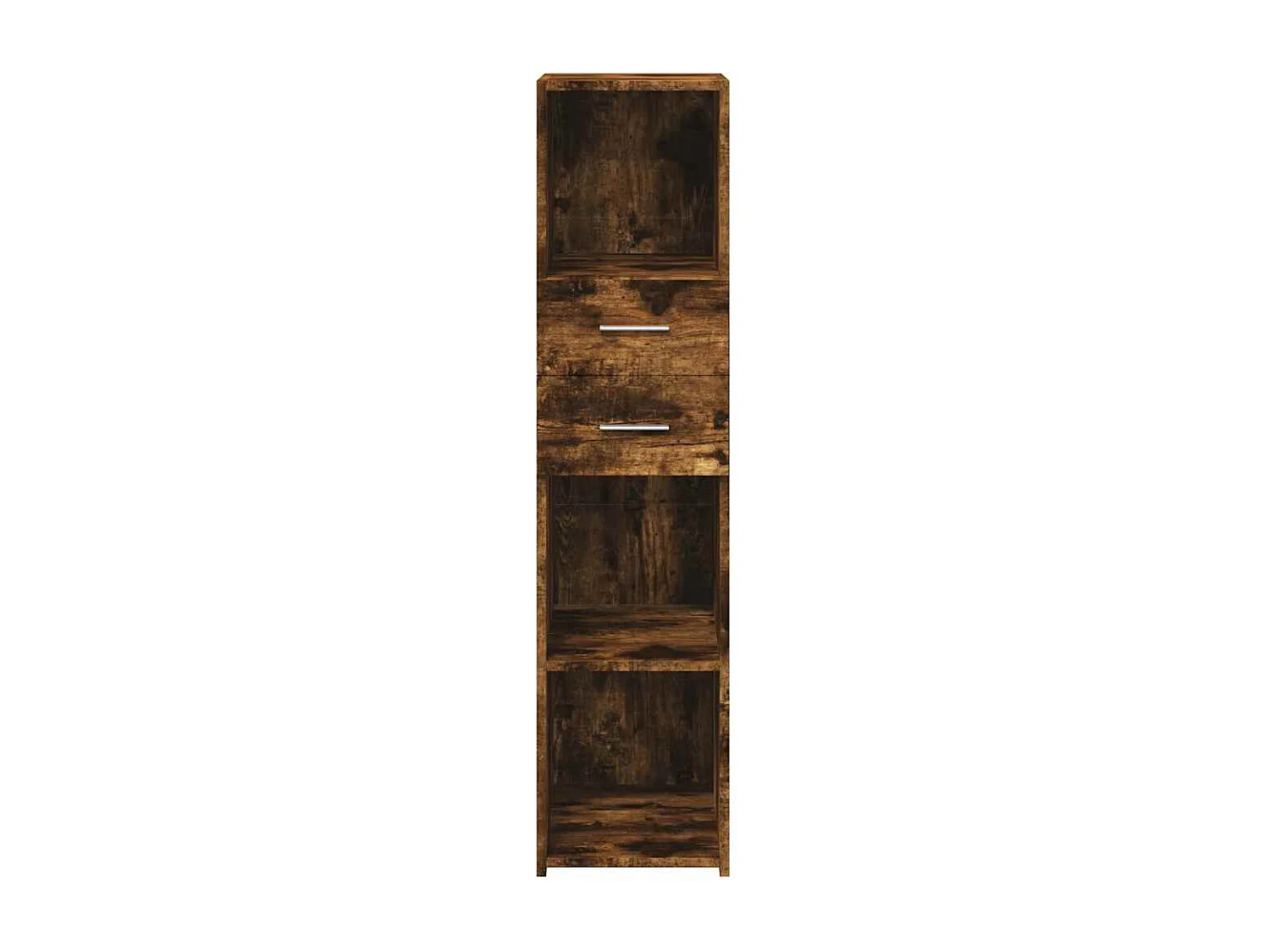 Buffet haut chêne fumé 30x42,5x124 cm bois d'ingénierie