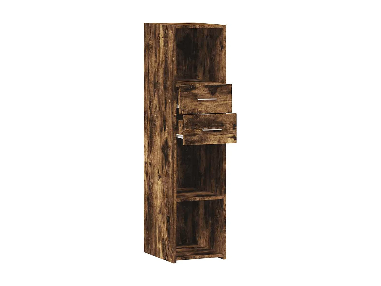 Buffet haut chêne fumé 30x42,5x124 cm bois d'ingénierie