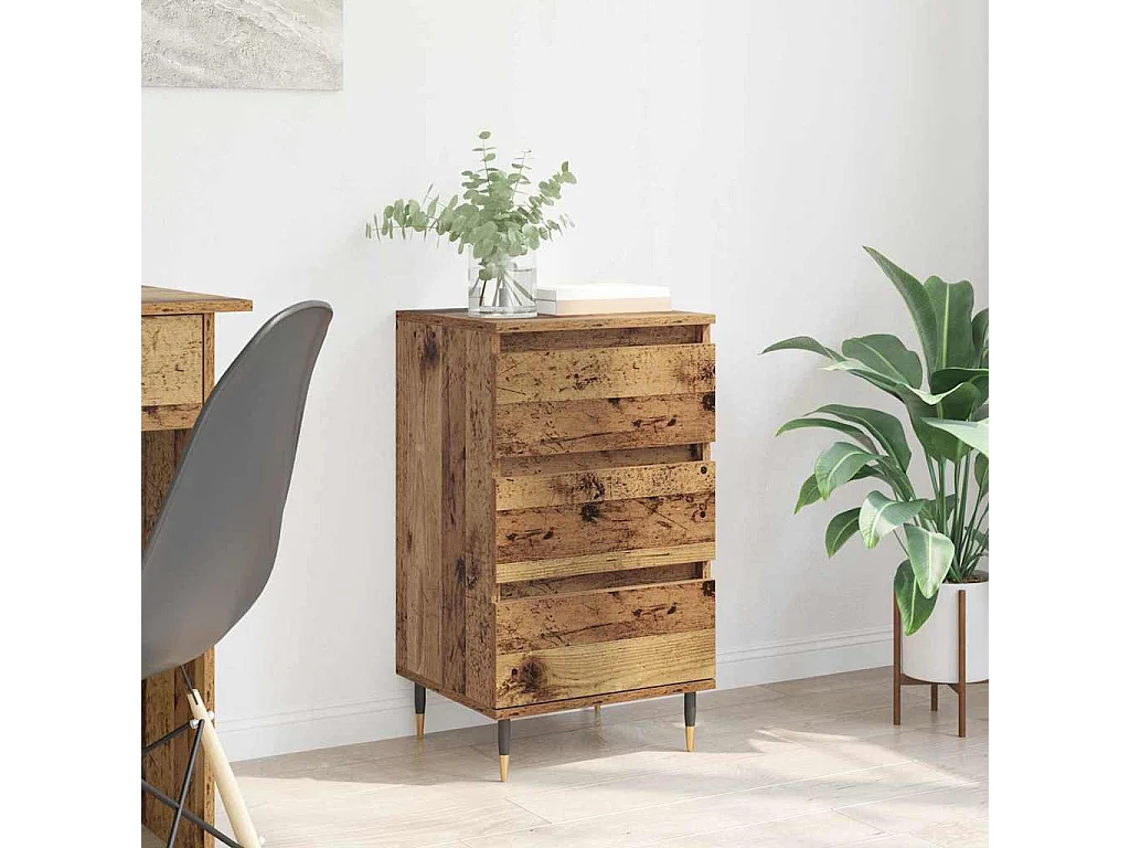 Buffet Bois ancien 35 x 40 x 70 cm Bois d'ingénierie