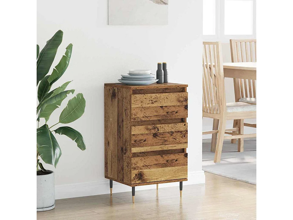 Buffet Bois ancien 35 x 40 x 70 cm Bois d'ingénierie