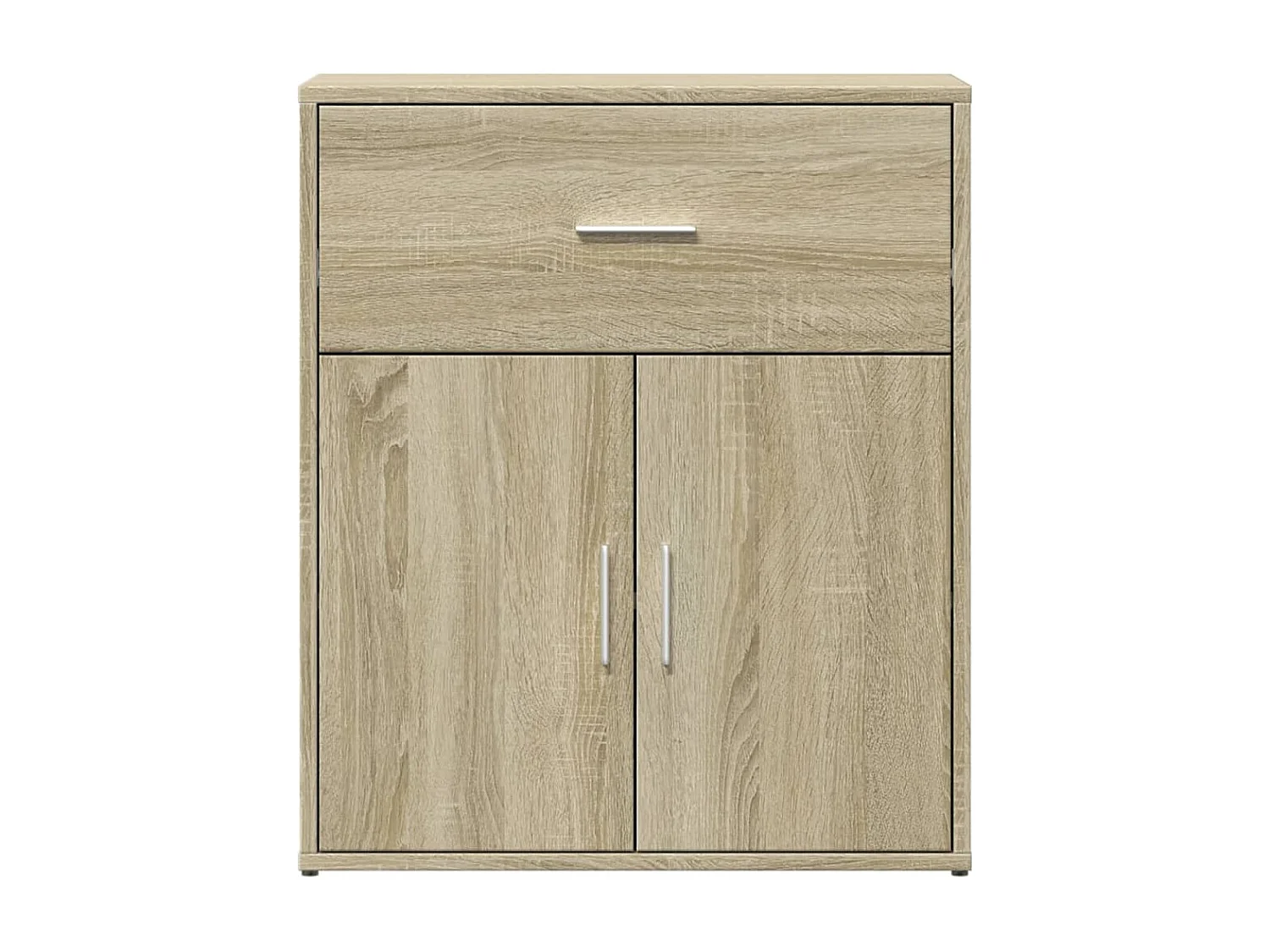 Buffets 2 pièces chêne sonoma 60x31x70 cm bois d'ingénierie