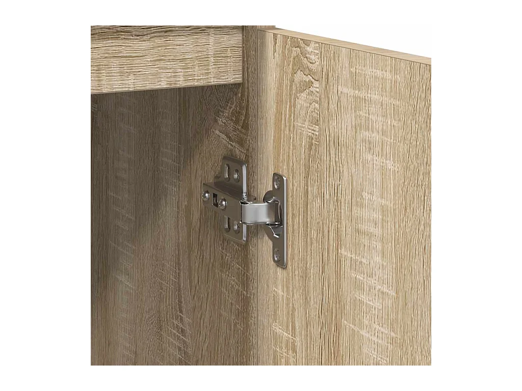 Buffet chêne sonoma 57x34x76 cm bois d'ingénierie