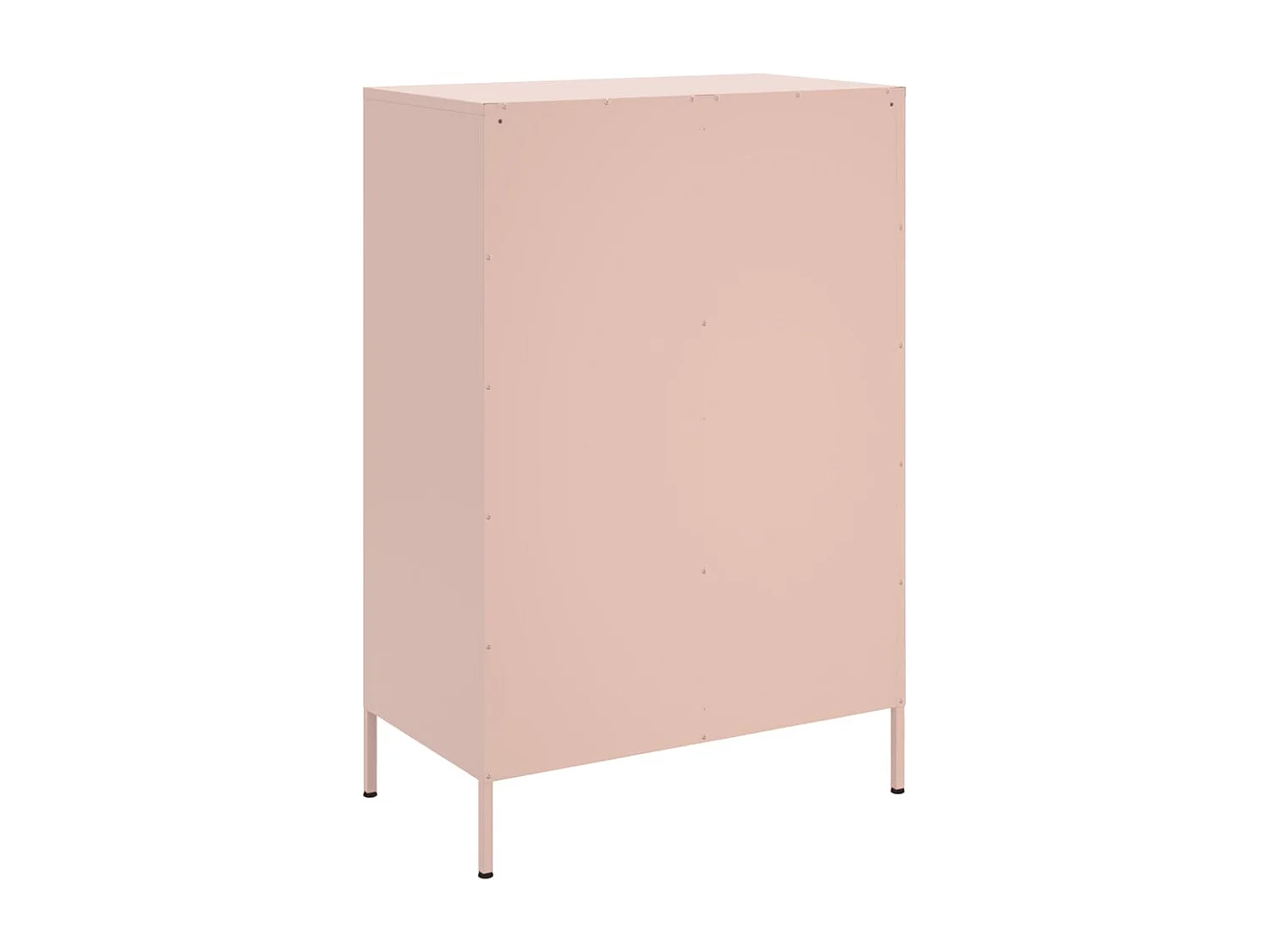Buffet haut rose 68x39x101,5 cm acier