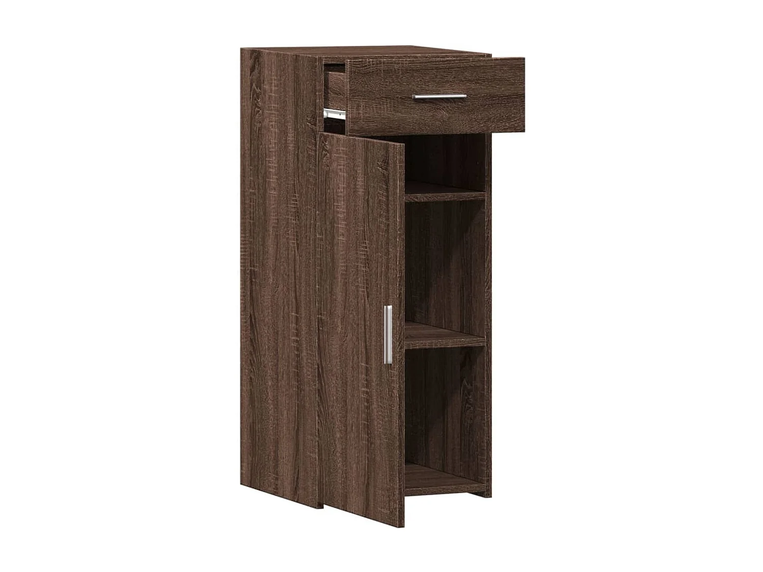 Buffet chêne marron 40x42,5x93 cm bois d'ingénierie