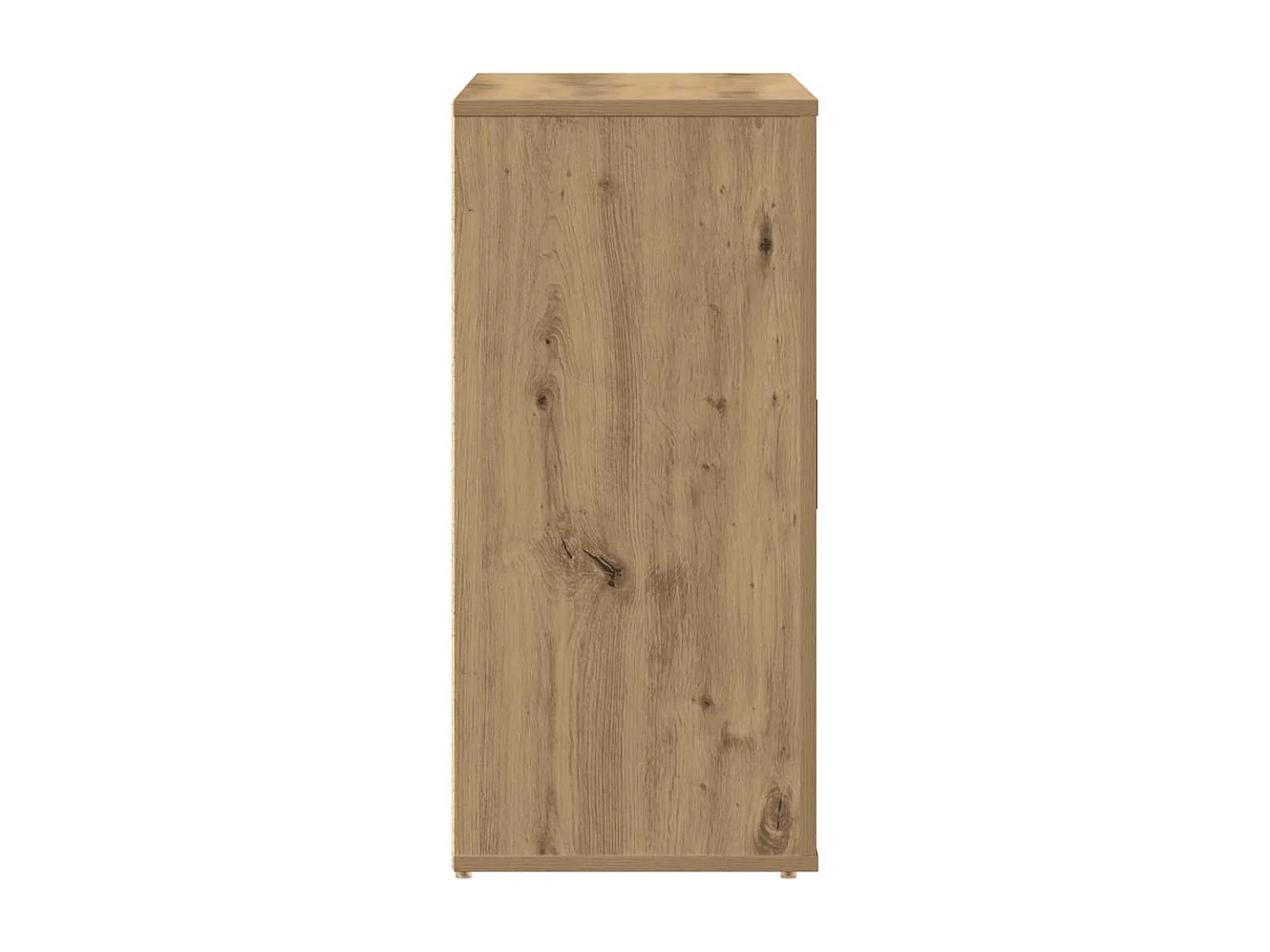 Buffet chêne artisanal 80x33x70 cm bois d'ingénierie