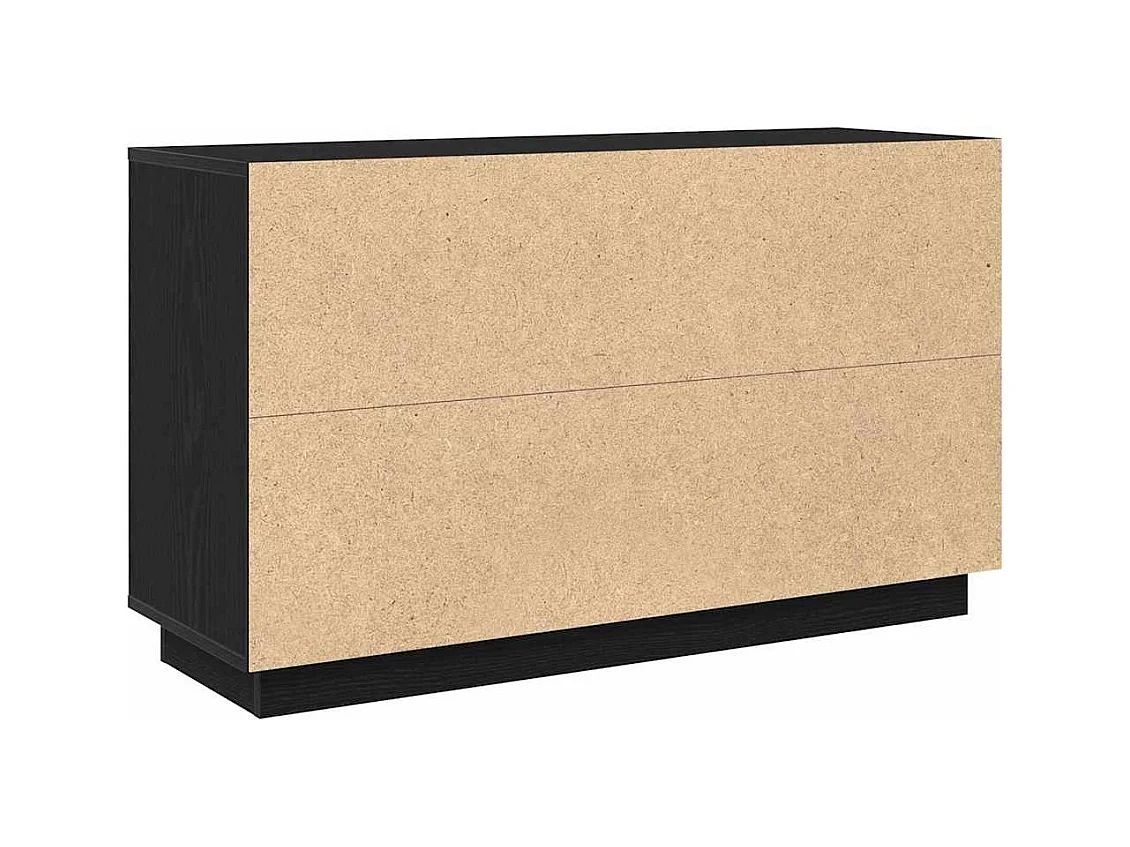 Buffet Chêne noir 102 x 35 x 60 cm Bois d'ingénierie