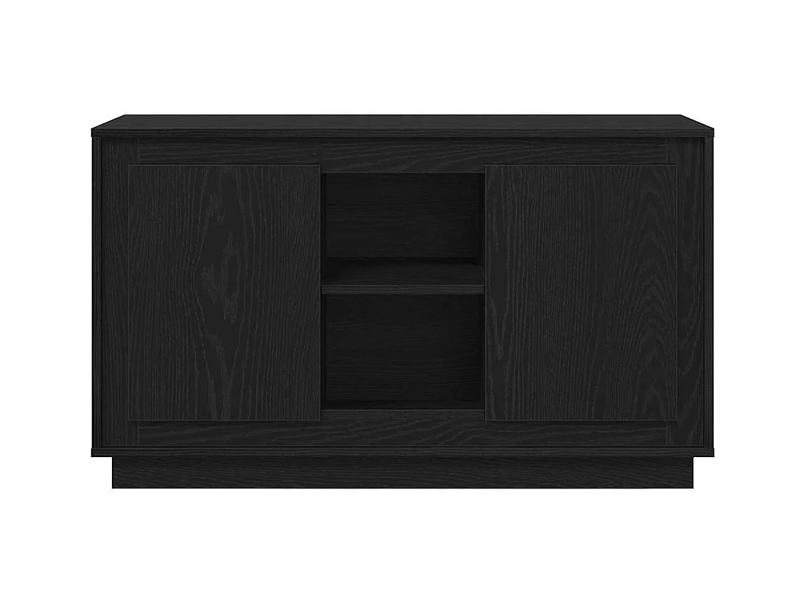 Buffet Chêne noir 102 x 35 x 60 cm Bois d'ingénierie