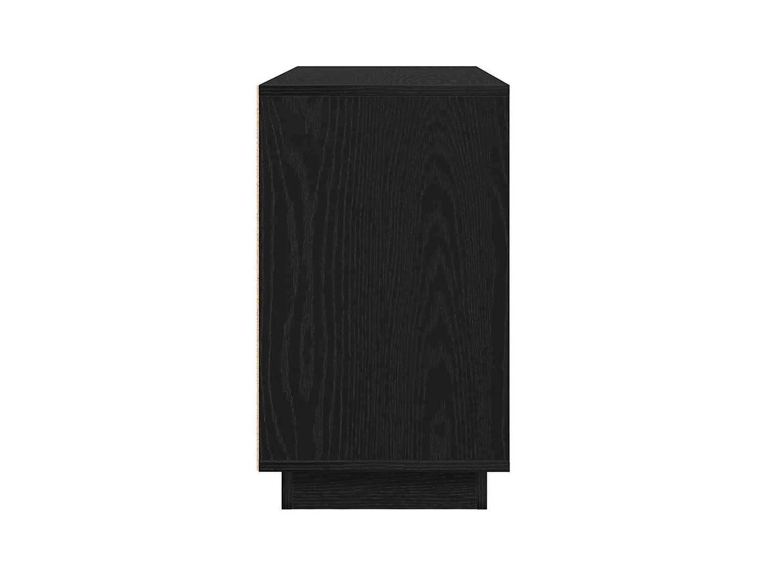 Buffet Chêne noir 102 x 35 x 60 cm Bois d'ingénierie