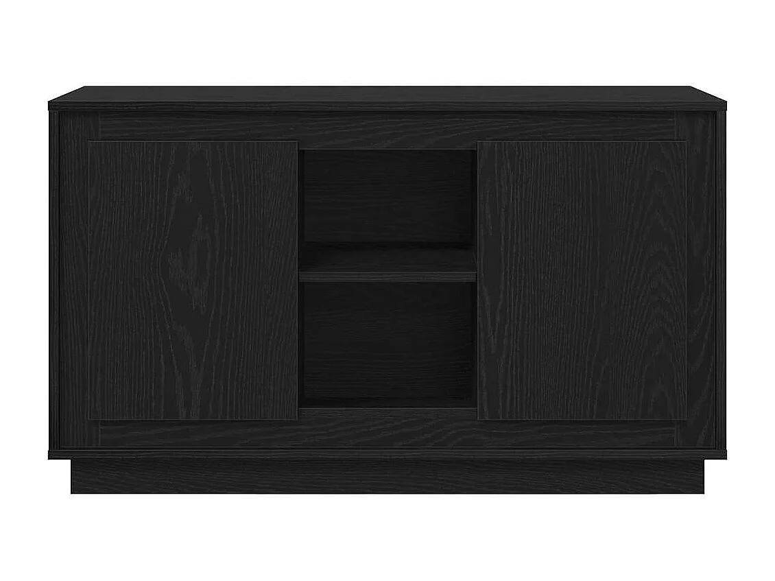 Buffet Chêne noir 102 x 35 x 60 cm Bois d'ingénierie